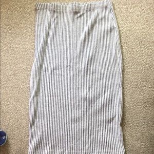 Love culture size s/m fitted ribbed skirt